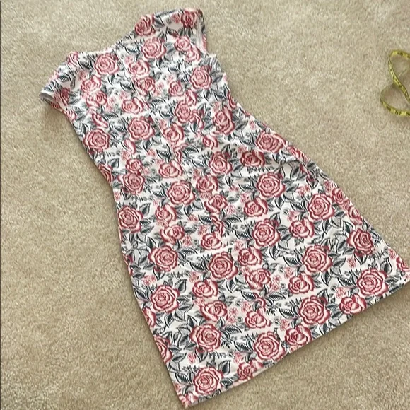 Mata Traders Pink A-line Midi Dress Sleeveless Crew Neck - Picture 10 of 10